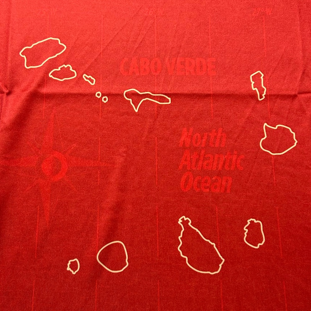 Tempo brand AFRICA CAPE VERDE Nat’l team Men's JERSEY. Sz M,L,XL,2X New w tags - Picture 5 of 5